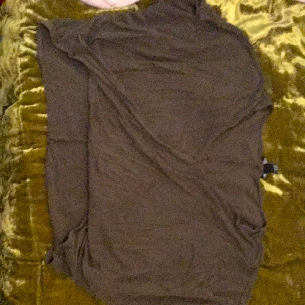 Crop top olive green